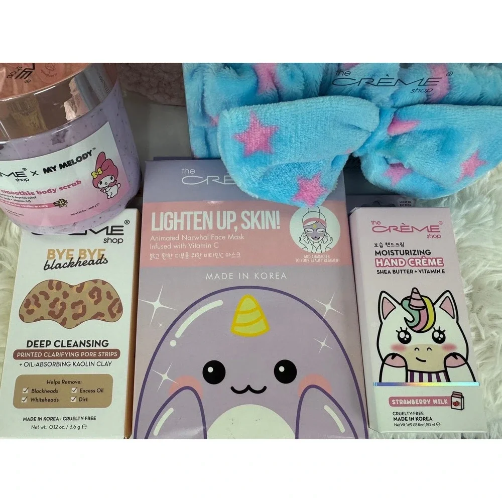 The Crème Shop Self Care Beauty Bundle My Melody + KOREAN Spa 6 PC Bundle NEW